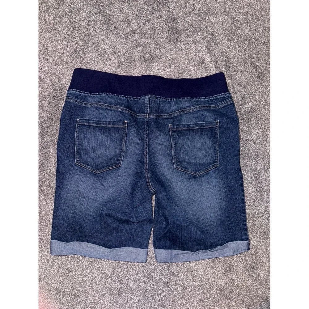 Great Expectations Women's Dark‎ Blue Maternity Shorts